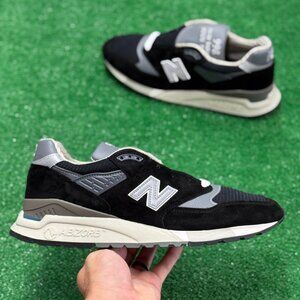 New Balance 998 MiUSA Black Silver Mens U998BL NEW Multi Sz